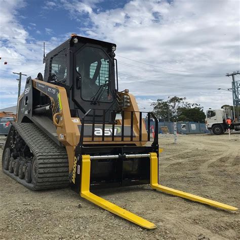 skid steer vs forklift truck unloading|high flow skid steer models.